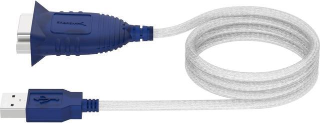 Alt view image 12 of 17 - SABRENT USB 2.0 to Serial (9-Pin) DB-9 RS-232 Converter Cable, Prolific Chipset, HEXNUTS, [Windows 10/8.1/8/7/VISTA/XP, Mac OS X 10.6 and Above] 6-Feet (CB-9P6F)