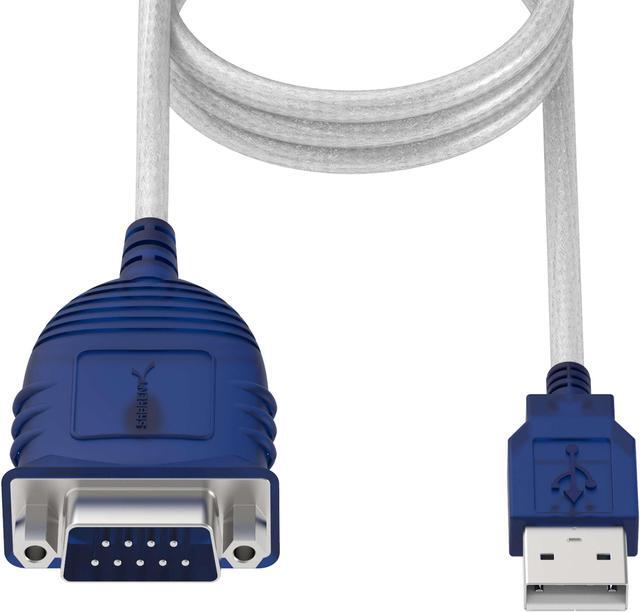 Alt view image 17 of 17 - SABRENT USB 2.0 to Serial (9-Pin) DB-9 RS-232 Converter Cable, Prolific Chipset, HEXNUTS, [Windows 10/8.1/8/7/VISTA/XP, Mac OS X 10.6 and Above] 6-Feet (CB-9P6F)