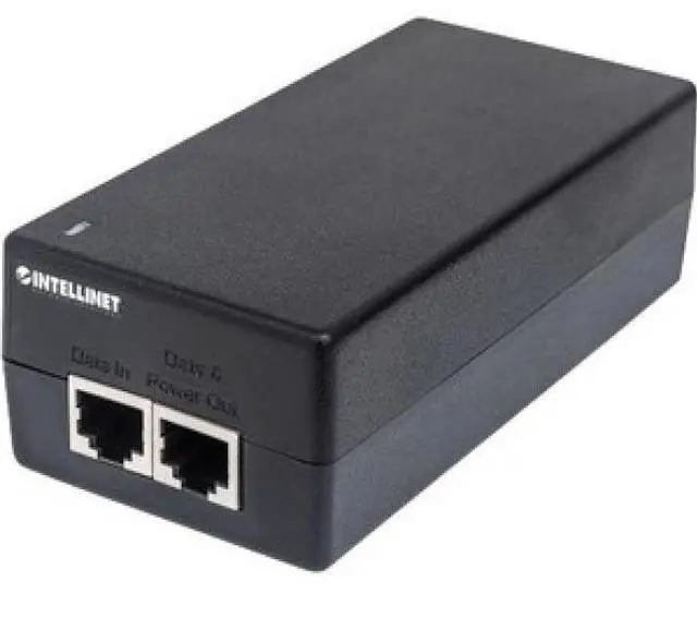 Alt view image 7 of 17 - Intellinet Gigabit Ultra PoE Injector, One 60 W Port, IEEE 802.3at/af Compliant, Plastic Housing, Wall-mount Option