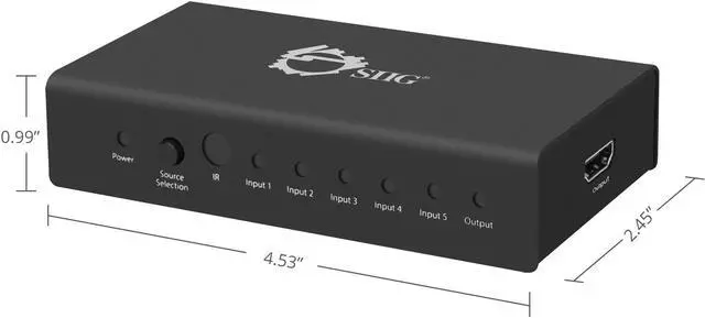 Alt view image 19 of 20 - CE-H23012-S1 5X1 HDMI SWITCH 4K