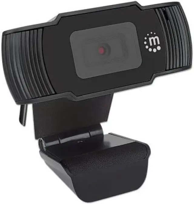 Alt view image 10 of 20 - Manhattan 2 MP 1080p Full HD 30 fps USB Webcam with Microphone - Black