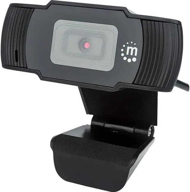 Alt view image 13 of 20 - Manhattan 2 MP 1080p Full HD 30 fps USB Webcam with Microphone - Black