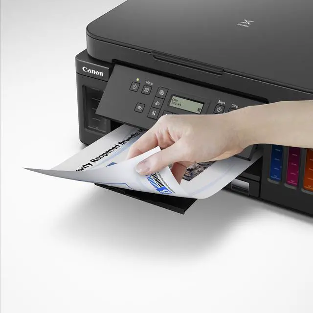 Alt view image 15 of 20 - Canon PIXMA G5020 Wireless MegaTank Single Function SuperTank Printer