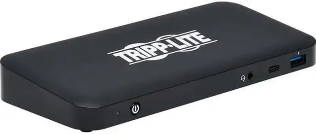 Alt view image 2 of 18 - Tripp Lite USB-C Dock Triple Display 4K 60 Hz HDMI/DisplayPort USB 3.x Gen 2 10Gbps USB-A/USB-C Hub GbE 85W PD Charging Black U442DOCK8B