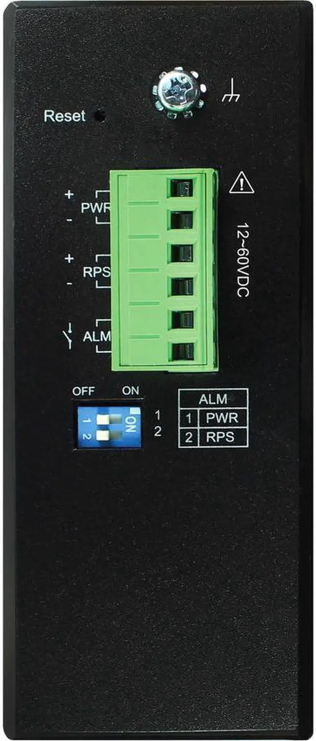 Alt view image 6 of 15 - Tripp Lite 16-Port DIN Lite Managed Industrial Gigabit Ethernet Switch NGIS16