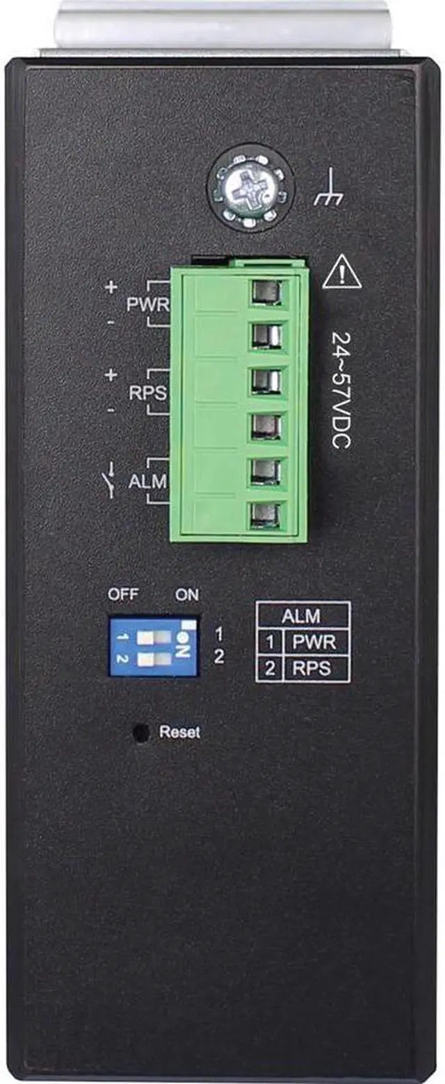 Alt view image 3 of 20 - Tripp Lite NGI-M08C4POE8-2 Managed 8-Port Managed Industrial Gigabit Ethernet Switch - Layer 2, 1 Gbps, PoE+ 30W, 4 GbE SFP Ports