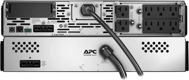 Alt view image 5 of 7 - APC by Schneider Electric SMX2200RMLVUS UPS X Rack 2000VA Tower Rack LCD