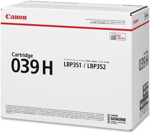 Alt view image 3 of 4 - Canon 039H Black High Yield Toner Cartridge (CNM0288C001AA)