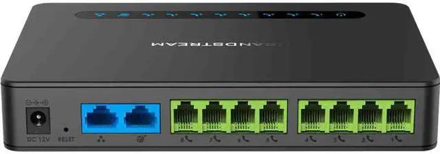 Alt view image 4 of 7 - Grandstream Powerful 8 Port Fxs Gateway With Gigabit Nat Router
