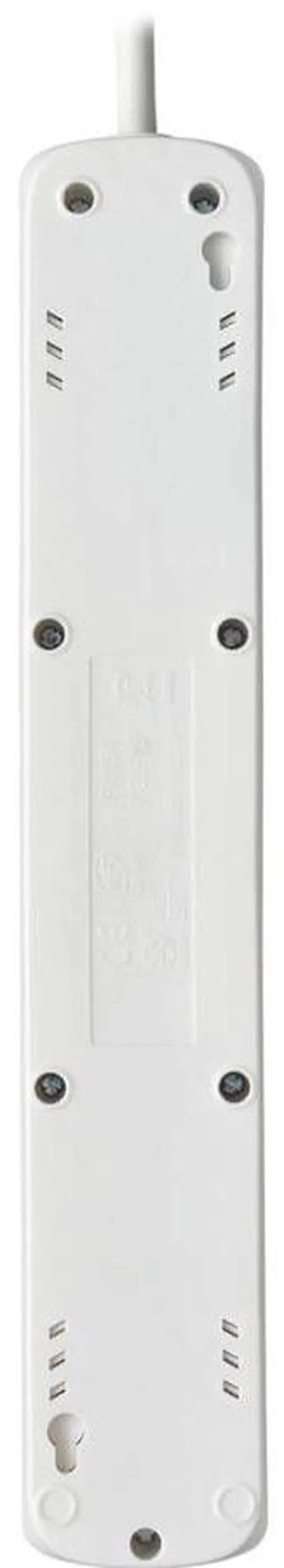 Alt view image 5 of 8 - TRIPP LITE PS5F15 5-Outlet Power Strip - French Type E Outlets, 220-250V AC, 16A, 1.5 m Cord, Type E Plug, White