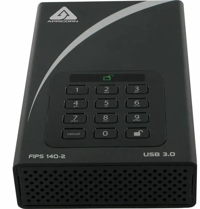 Alt view image 8 of 20 - Apricorn Aegis Padlock DT 10TB USB 3.0 Encrypted Desktop Drive