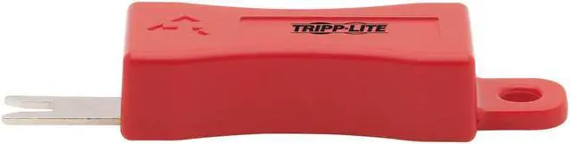 Alt view image 11 of 15 - Tripp Lite Security Key for Tripp Lite RJ45 Plug Locks and Locking Inserts Red 2 Pack N2LOCKKEYRD