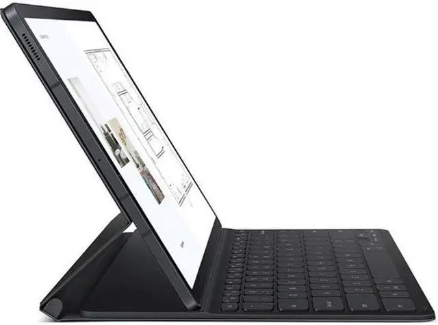 Alt view image 3 of 13 - Samsung Book Cover Keyboard for Galaxy Tab S7+ (Black)
