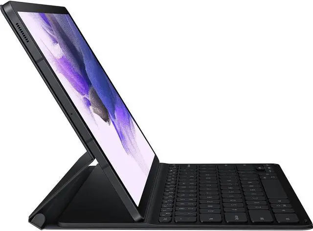 Alt view image 4 of 13 - Samsung Book Cover Keyboard for Galaxy Tab S7+ (Black)
