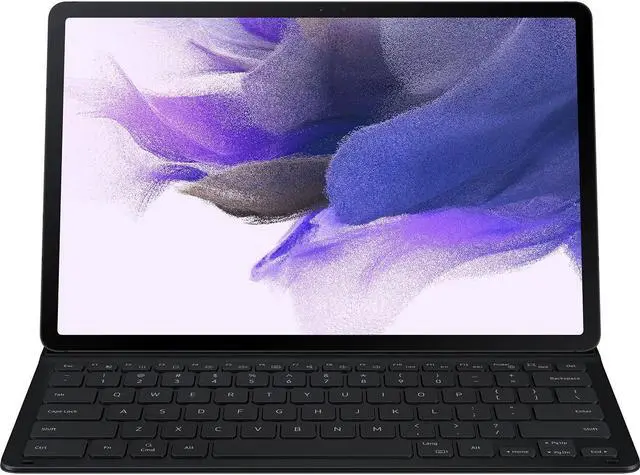 Alt view image 7 of 13 - Samsung Book Cover Keyboard for Galaxy Tab S7+ (Black)