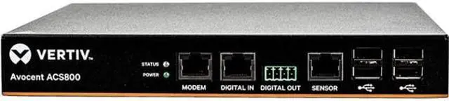 Alt view image 5 of 20 - Avocent ACS804MEAC-400 Acs Advanced Console Server - Console Server - 4 Ports - Gige, Rs-232 - 1U