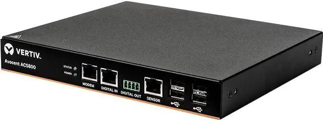 Alt view image 6 of 20 - Avocent ACS804MEAC-400 Acs Advanced Console Server - Console Server - 4 Ports - Gige, Rs-232 - 1U