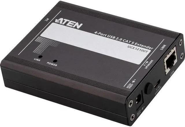 Alt view image 4 of 14 - ATEN 4-port USB 2.0 CAT 5 Extender (100m) UCE32100