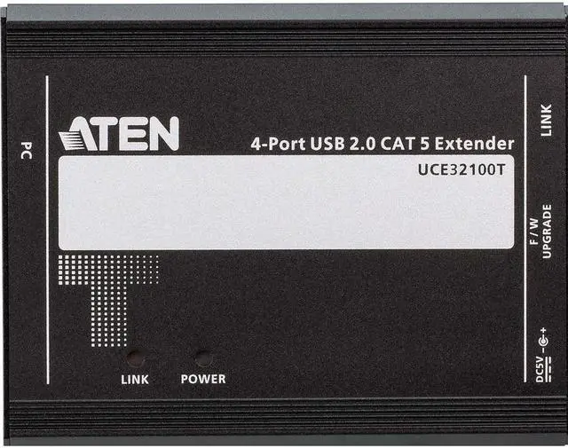 Alt view image 3 of 14 - ATEN 4-port USB 2.0 CAT 5 Extender (100m) UCE32100