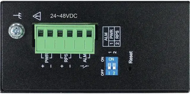 Alt view image 6 of 12 - Tripp Lite 8-Port Managed DIN Mount Industrial Gigabit Ethernet Switch NGIM08C2