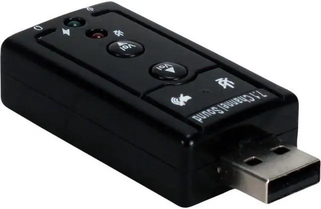 Alt view image 4 of 5 - QVS USB-AUDIO3 USB to 2.1 Stereo Audio Adaptor