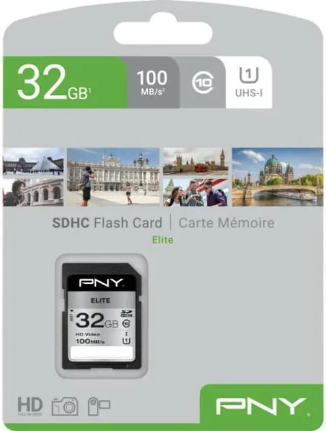 Alt view image 4 of 4 - PNY Elite 32 GB Class 10/UHS-I U1 SDHC PSD32GU1100ELGE