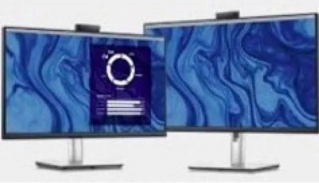 Alt view image 2 of 20 - Dell 24" 60 Hz IPS FHD IPS Video Conferencing Monitor 5 ms HDMI, DisplayPort, USB, Audio C2423H