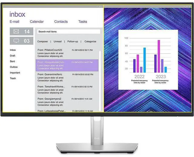 Alt view image 4 of 20 - Dell P2423D 23.8" LCD Monitor - 24" Class