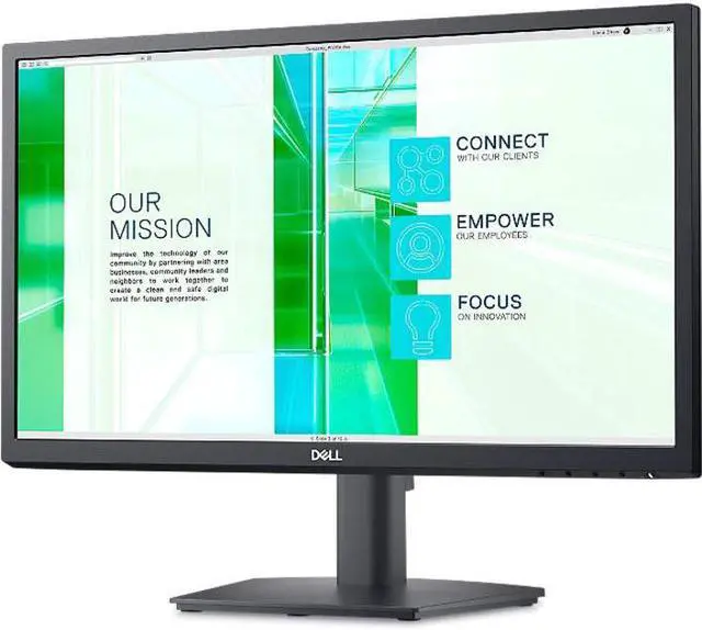 Alt view image 5 of 15 - Dell 22" (21.5" Viewable) 60 Hz VA FHD Monitor 10 ms (normal); 5 ms (fast) D-Sub, HDMI E2223HN