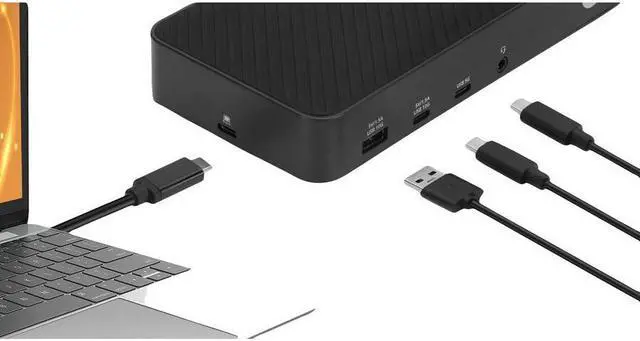 Alt view image 3 of 16 - SIIG Triple Hybrid 4K Video Docking Station with PD Charging JUDK0P11S1