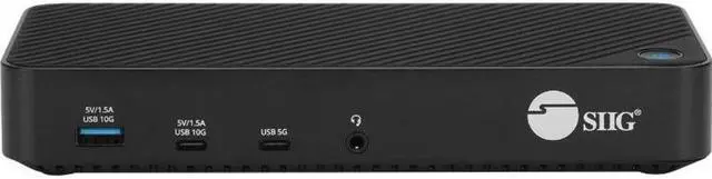 Alt view image 5 of 16 - SIIG Triple Hybrid 4K Video Docking Station with PD Charging JUDK0P11S1