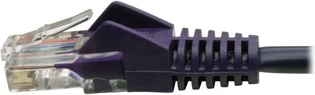 Alt view image 11 of 15 - Tripp Lite 25ft Cat5e 350 MHz Snagless Molded UTP Patch Cable (RJ45 M/M), Purple