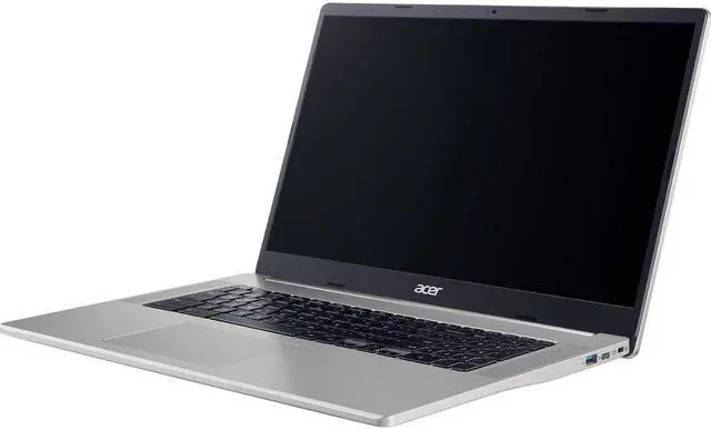 Alt view image 7 of 16 - Acer Chromebook 317 CB317-1H CB317-1H-C41X 17.3" Chromebook - Full HD - 1920 x 1080 - Intel Celeron N5100 Quad-core (4 Core) 1.10 GHz - 4 GB RAM - 32 GB Flash Memory - Sparkly Silver - Chrome OS