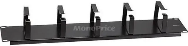 Alt view image 8 of 14 - Monoprice Premium Cable Management, Metal D-Ring, 3.5"(H)X19"(W), 2U