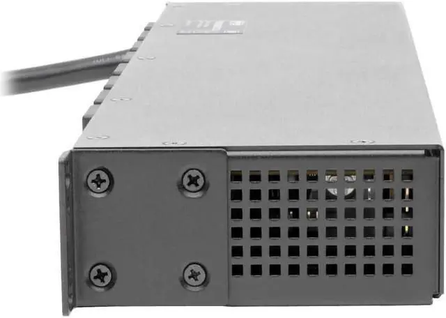 Alt view image 16 of 20 - Tripp Lite 1.9kW Single-Phase Switched PDU, LX Platform Interface, 120V Outlets (8 x 5-15/20R), NEMA L5-20P, 12.0 Feet Cord, 1U Rack, TAA (PDUMH20NET2LX)