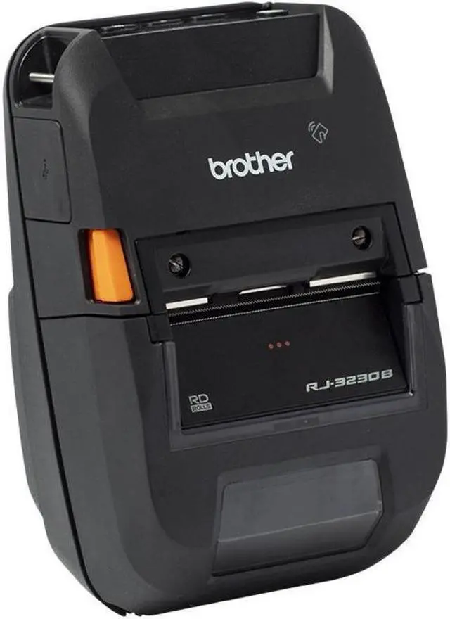Alt view image 3 of 6 - Brother RuggedJet Mobile Direct Thermal Printer Monochrome RJ-3230BL