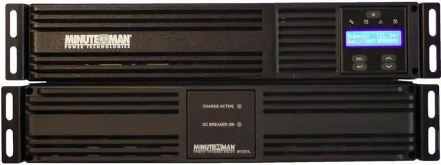 Alt view image 6 of 7 - Minuteman Line Interactive Sine Wave Rack/Wall/Tower UPSs with LCD Display for Network Data Centers, Remote IDF/MDF Network Closets, Security Systems, and Education Networks