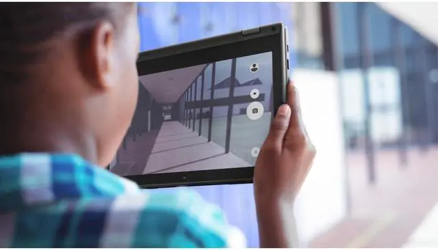 Alt view image 9 of 13 - Lenovo Intel Celeron N4120 8GB Memory 128GB SSD Intel UHD Graphics 600 11.6" 1366 x 768 2-in-1 Laptop 300e (2nd Gen)