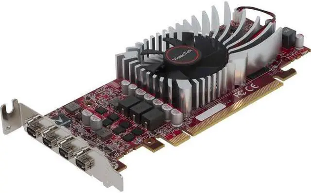 Alt view image 3 of 11 - VisionTek Radeon RX 550 4GB GDDR5 PCI Express 3.0 x8 Graphics Card 901507