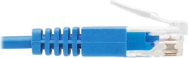 Alt view image 9 of 16 - Tripp Lite Cat6a 10G Certified Molded Ultra-Slim Utp Ethernet Cable (Rj45 M/M) Blue 5 Ft.