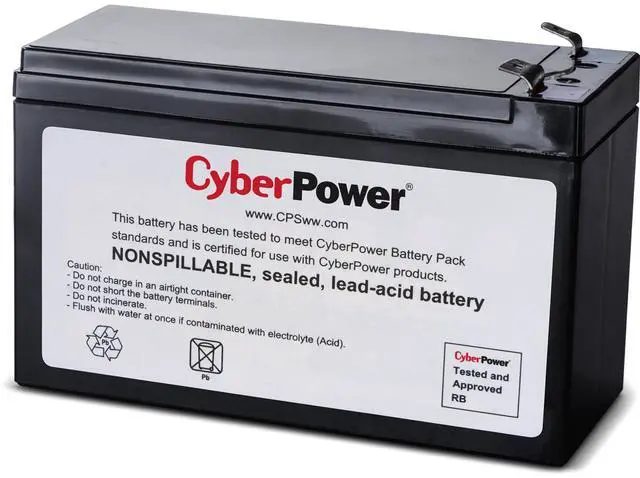 Alt view image 6 of 12 - CYBERPOWER RB1270B Crtrdg12V 7AH UPSBtry CP600LCD