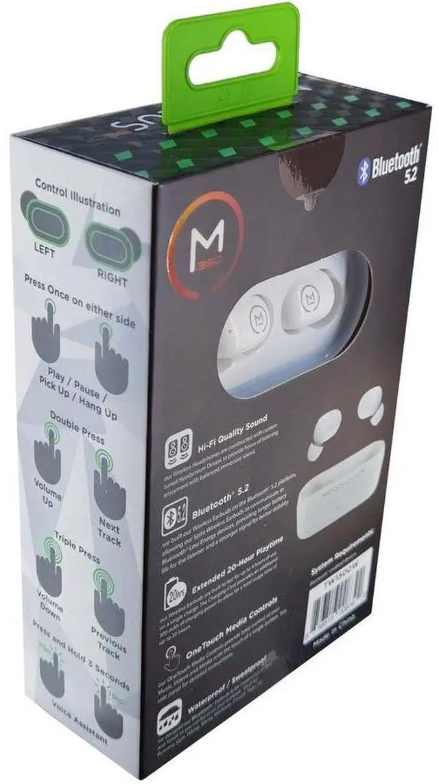 Alt view image 3 of 11 - Morpheus 360 Spire True Wireless Earbuds, Wireless in-ear Headphones TW1500W