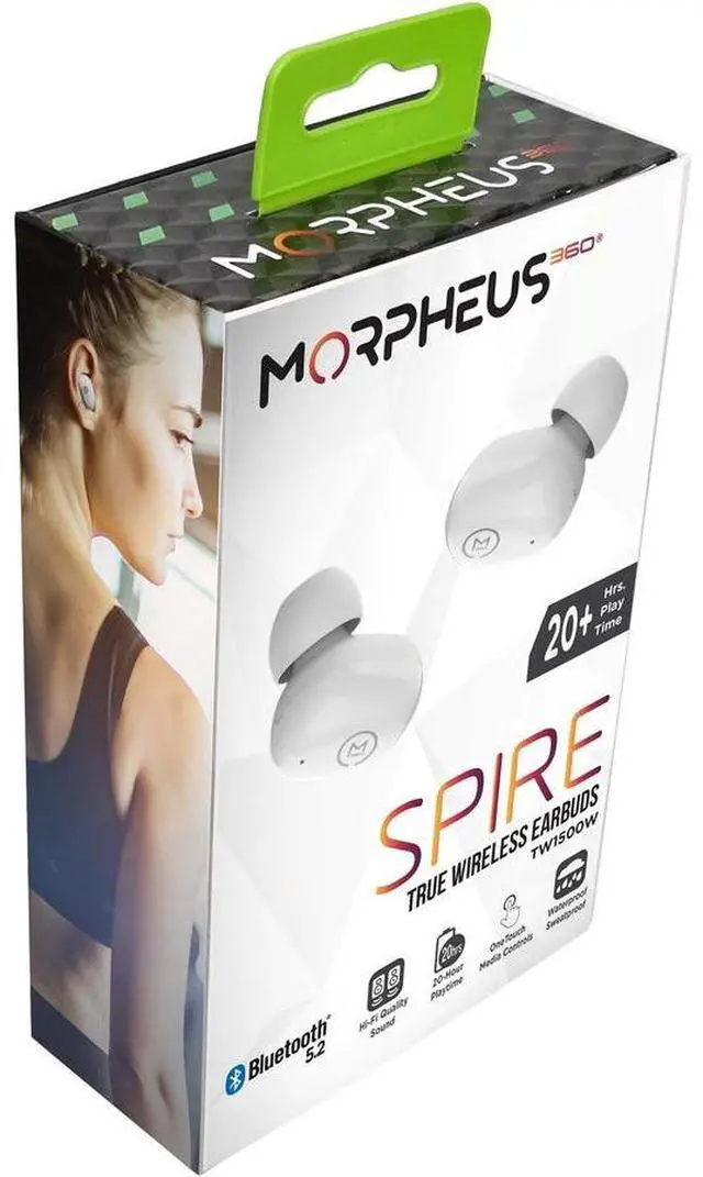 Alt view image 4 of 11 - Morpheus 360 Spire True Wireless Earbuds, Wireless in-ear Headphones TW1500W