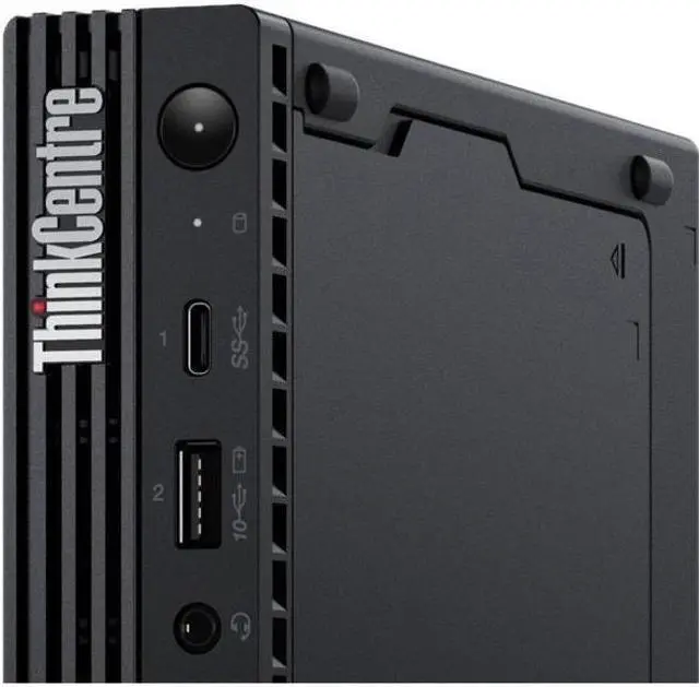Alt view image 6 of 10 - Lenovo ThinkCentre M70q 11DT0071US Desktop Computer - Intel Core i7 10th Gen i7-10700T Octa-core (8 Core) 2 GHz - 16 GB RAM DDR4 SDRAM - 256 GB SSD - Tiny - Raven Black - Windows 10 Pro 64-bit - Engli