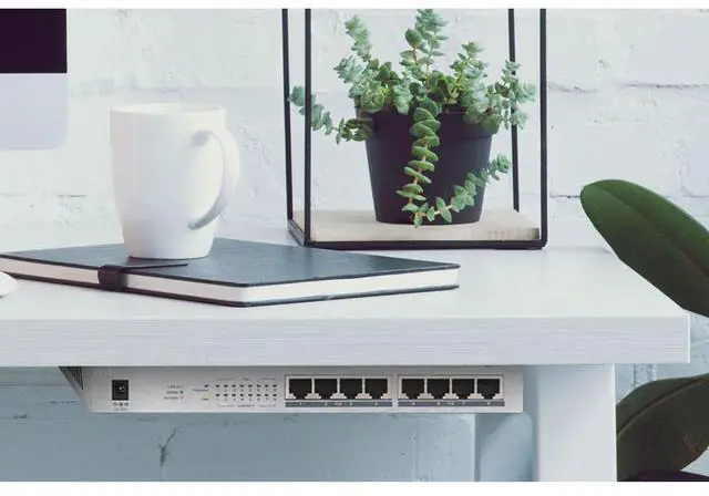 Alt view image 8 of 18 - ZYXEL 8-Port GbE Unmanaged PoE Switch - 8 Ports - Manageable - 2 Layer Supported - Twisted Pair - -