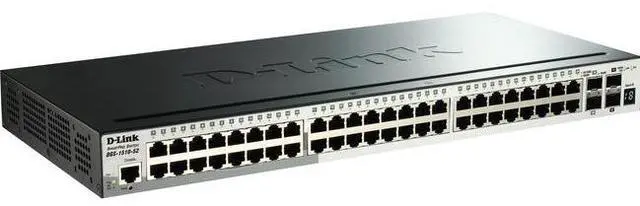 Alt view image 8 of 20 - D-LINK BUSINESS DGS-1510-52X SmartPro 48Port Gigabit Switch