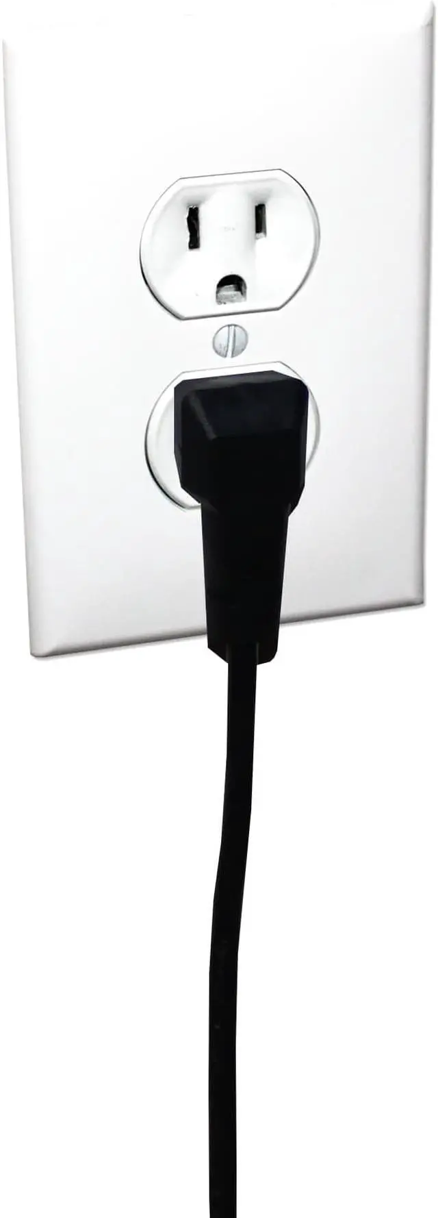 Alt view image 8 of 9 - Qvs 2-Pack 12 Inches 90Degree Flat-Plug Outletsaver Ac Power Splitter Adaptor