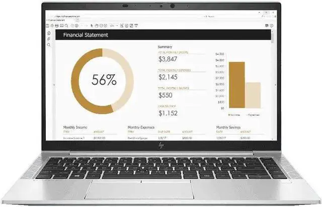 Alt view image 3 of 13 - HP EliteBook 840 G8 14" Notebook - Full HD - 1920 x 1080 - Intel Core i5 11th Gen i5-1145G7 Quad-core (4 Core) - 16 GB Total RAM - 512 GB SSD - Intel Chip - Intel Iris Xe Graphics