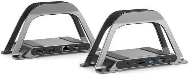 Alt view image 3 of 13 - ALOGIC Bolt Plus USB-C Docking Station with stand ALDHDLR