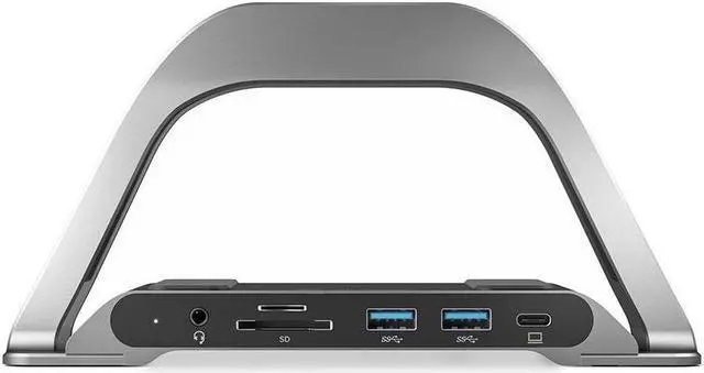 Alt view image 8 of 13 - ALOGIC Bolt Plus USB-C Docking Station with stand ALDHDLR